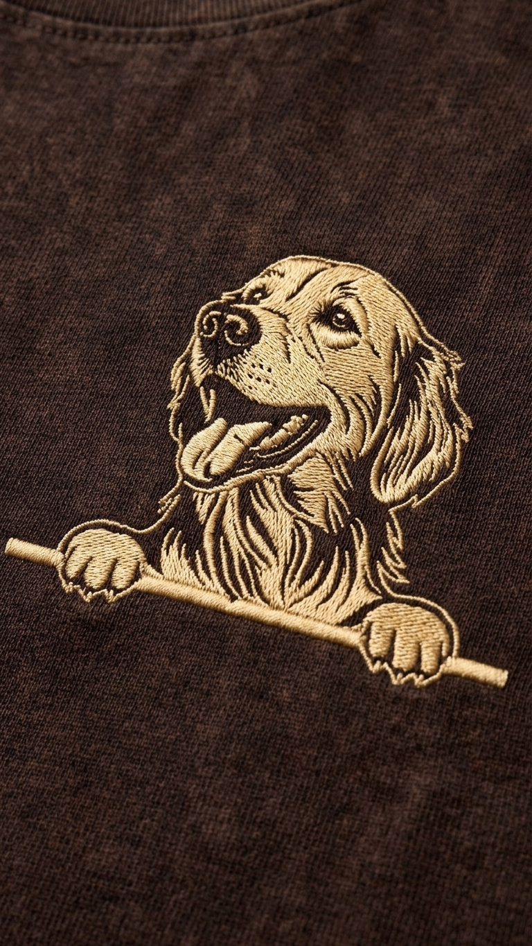 Golden Retriever Rhy T-shirt